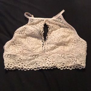cream bralette